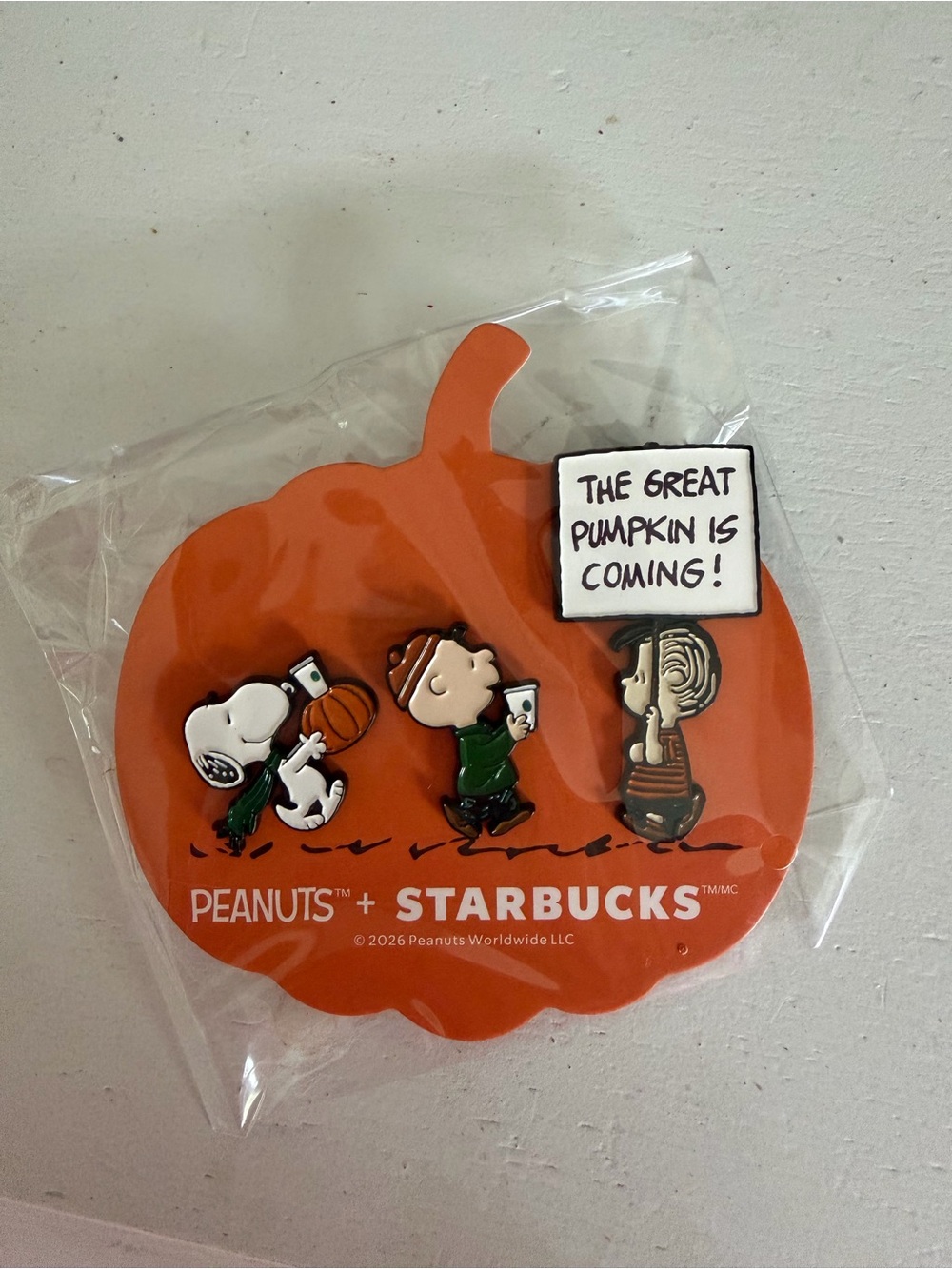 Starbucks x Peanuts Pin Set